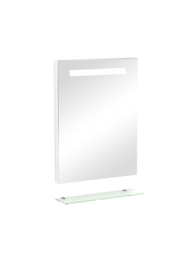 Огледало за баня с LED осветление и етажерка ZI818