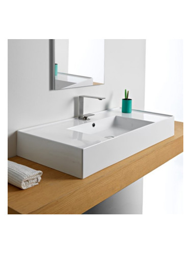 Умивалник за баня Teorema 2.0 100 DOUBLE SHELF