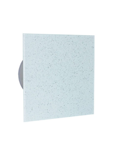 Вентилатор за баня ММ-P/ 06-100/ 169 стъкло - бял и сребро