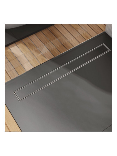 Линеен сифон за вграждане на плочка OPTIMA S - 40/ 60/ 80 см