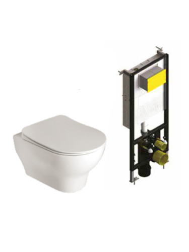 Структура за вграждане T05-2113 с конзолна тоалетна чиния