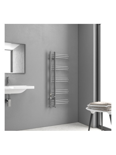 Лира хромирана за баня, стоманена 220W NERISSA