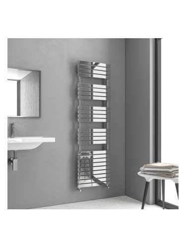 Лира хромирана за баня, стоманена 674W PUKITA