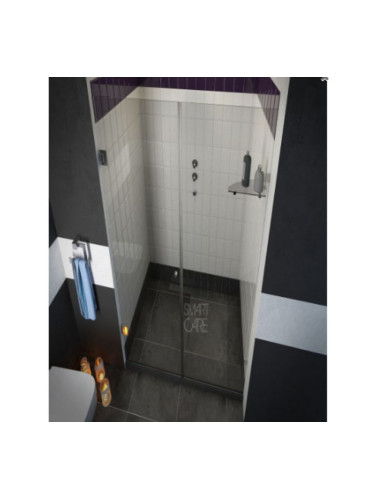 ДУШ ПАРАВАН ROOMY ВРАТА И СТАТИЧНО СТЪКЛО, Прозрачно 6 мм