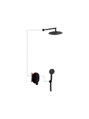 Душ комплект за вграждане BETA – ER208