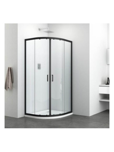 Кръгла душ кабина с 2 плъзгащи се врати R80B-R90B