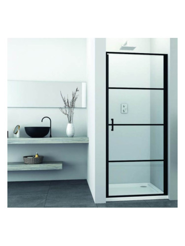 Люлееща се врата черна - матова S80B-S90B