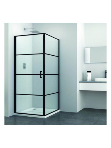 Люлееща се врата черна - матова K100B-K120B