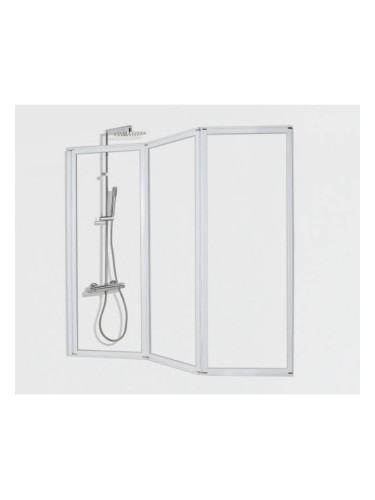  Душ параван с три сгъващи се елемента