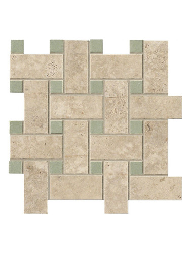 VINTAGE BLUE BASKETWEAVE - декоративни плочки за баня