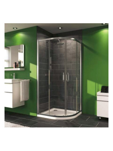 Овална душ кабина 900 x 900 радиус 550 - Huppe 140604
