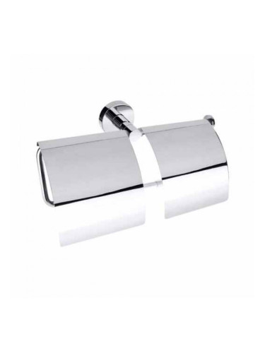 Двоен държач за тоалетна хартия с капак OMEGA 104112092