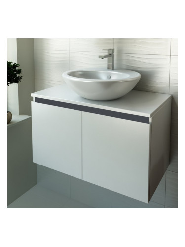 TULIP  -100% ВОДОУСТОЙЧИВ ШКАФ ЗА БАНЯ 80 см С ИТАЛИАНСКА МИВКА F802DTUL