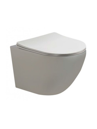 Стенна тоалетна чиния ICC 4937GRAY