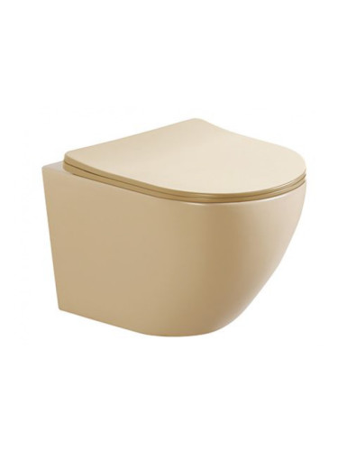 Стенна тоалетна чиния ICC 4937BEIGE