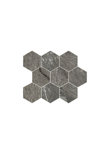 Mosaico esagona Tribeca Dark Grey - ггранитогрес декор