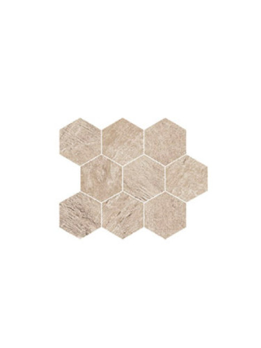 Mosaico esagona Tribeca Beige - ггранитогрес декор