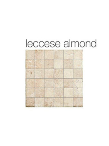 Mosaico Burattato Leccese Almond - гранитогрес тип мозайка 