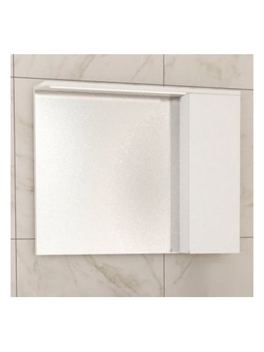 Горен шкаф за баня с огледало с вградено LED осветление - SOTTO