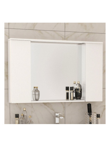 Водоустойчив шкаф за баня с огледало LED осветление - NIDO JUMBO