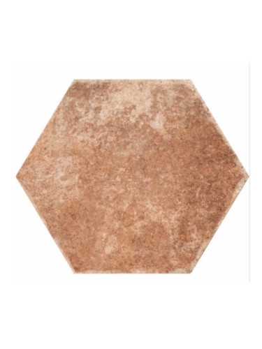 Pompeia Marron - испански плочки за баня хексагон