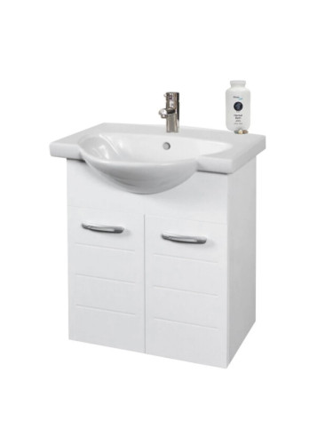 Долен PVC шкаф за баня с мивка Муки