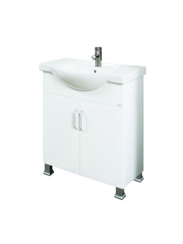 Долен PVC шкаф за баня с мивка Кери