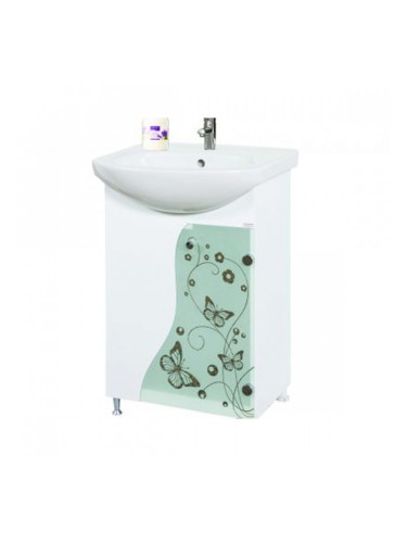 Долен PVC шкаф за баня с мивка Елит