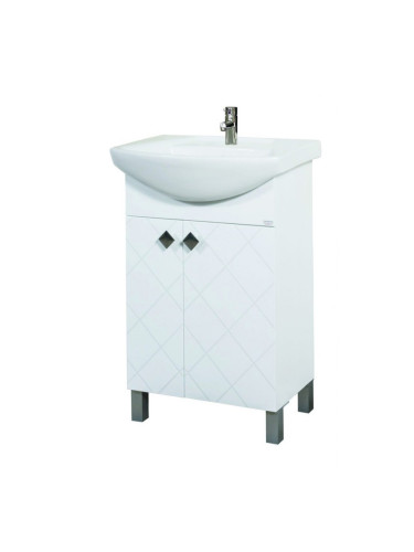 Долен PVC шкаф за баня с мивка Орбита