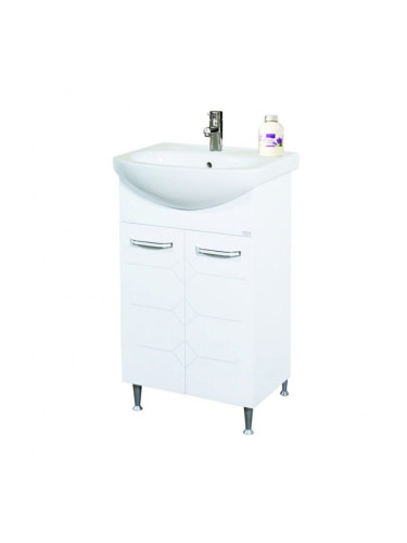 Долен PVC шкаф за баня с мивка Перла