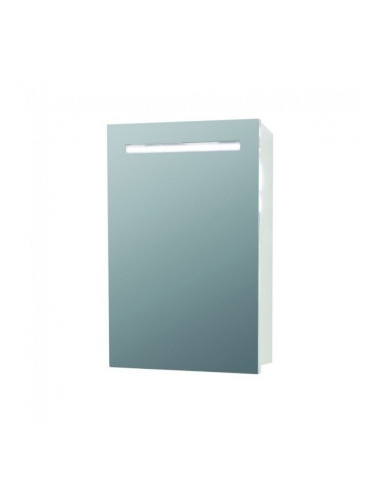 Горен PVC шкаф за баня с LED огледало Кико