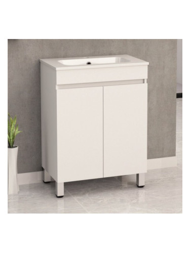 Долен PVC шкаф за баня с умивалник ICP 5981