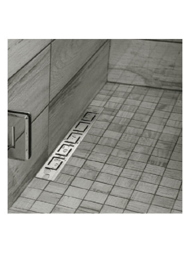 Линеен сифон - Серия MIRA - 40 / 60 см решетка "версаче"