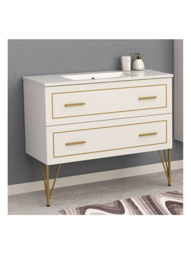 PVC шкаф за баня с мивка ICP 10045