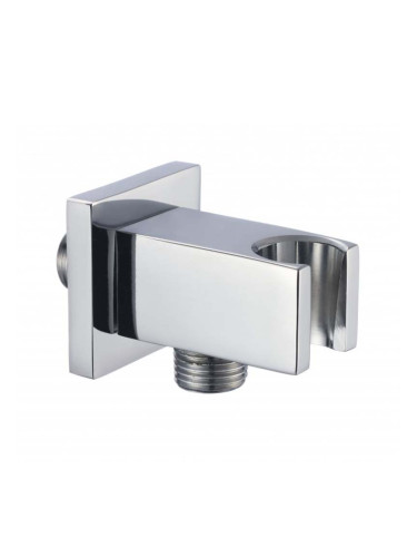 Стенен месингов държач с извод за шлаух ICH 2117