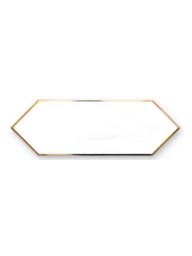 Decor Zenith Gold White - декорни плочки за баня