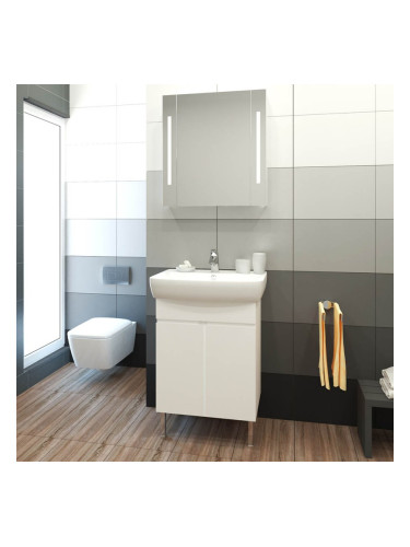 PVC Комплект мебел за баня Лорена 60