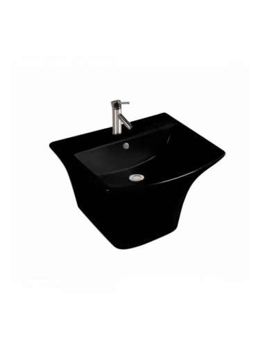 ДЕНИЗ - ТОНДО Масивен порцеланов умивалник / гланц