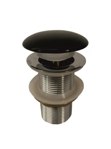 Клик сифон за умивалник без преливник IC CC76WO BLACK