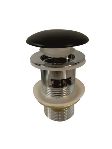 Клик сифон за умивалник с преливник IC CC75OF MB