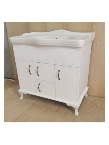 Долен шкаф за баня РЕТРО с мивка ELEGANCE