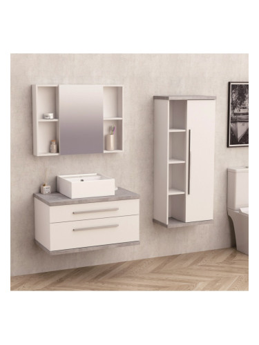 PVC комплект мебели за баня BG 8144-1+6014-80+865+5030-1/ ЖИЗЕЛ 80-1