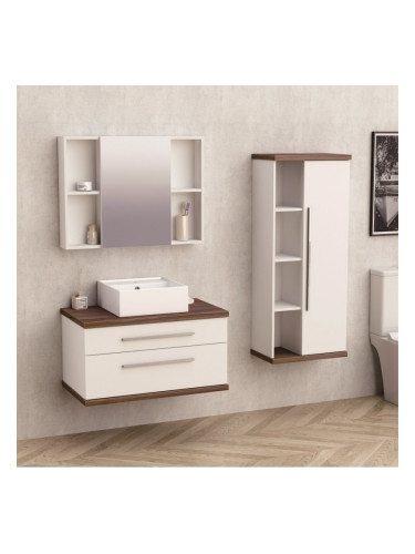 PVC комплект мебели за баня BG 8144-2+6014-80+865+5030-2/ ЗАРА 80-1