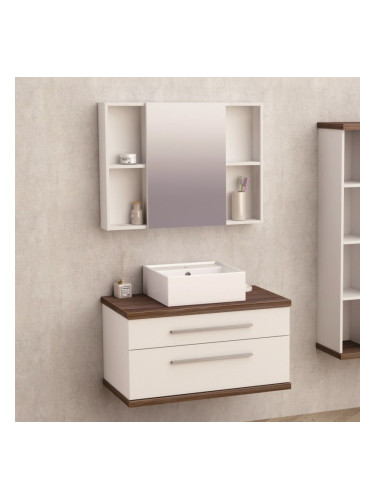 PVC комплект мебели за баня BG 8144-2+6014-80+865 / ЗАРА 80-2