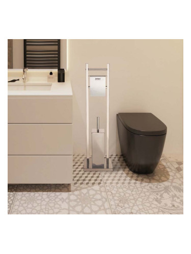 Комплект четка и държач за тоалетна хартия ICA 3811C