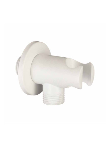 Стенен месингов държач с извод за шлаух ICH 2116W