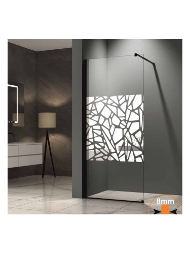 Стационарен параван ICS 113B/90 BLACK PROFILE