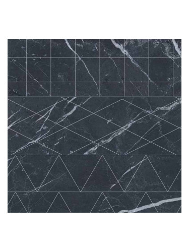 Brick Velvet-Geo Negro - декоративен гранитогрес