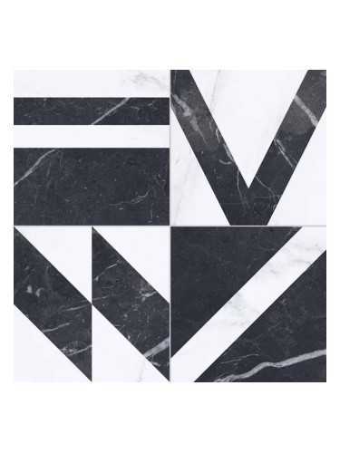 Velvet-Geo Negro - декоративен гранитогрес