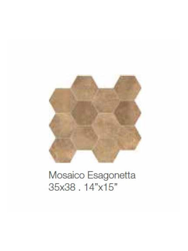 Mosaico Esagonetta Umbria - плочки тип мозайка
